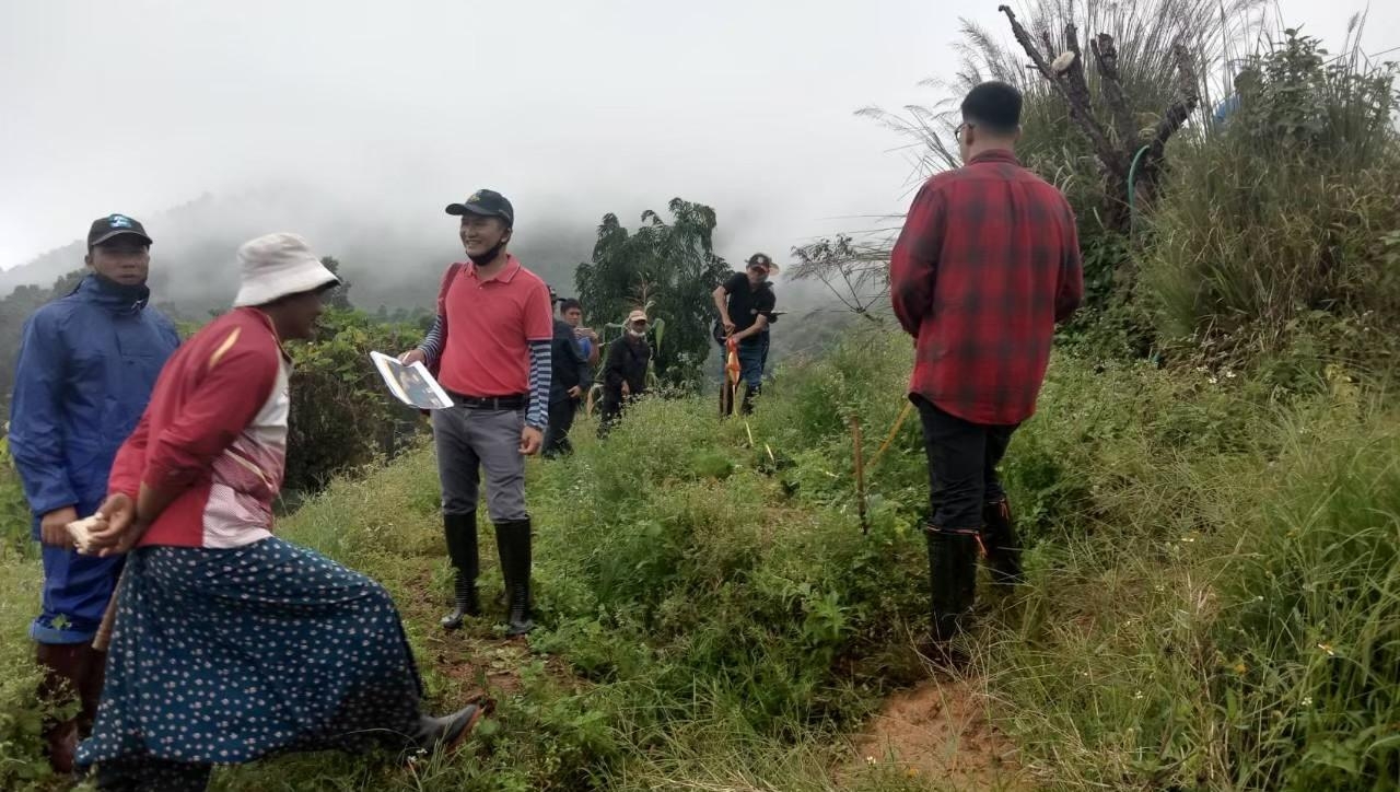 กิจกรรมอนุรักษ์แหล่งต้นน้ำในพื้นที่ตำบลม่อนปิ่น